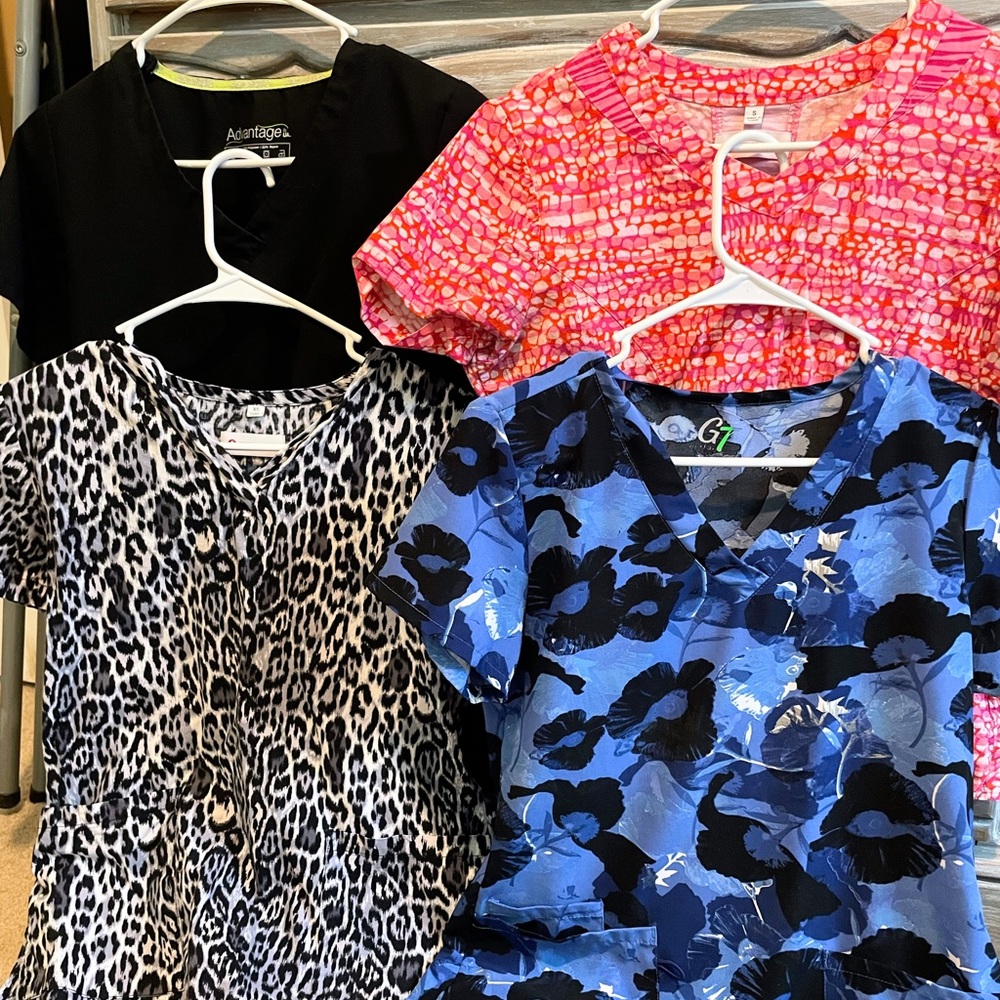 Scrub tops